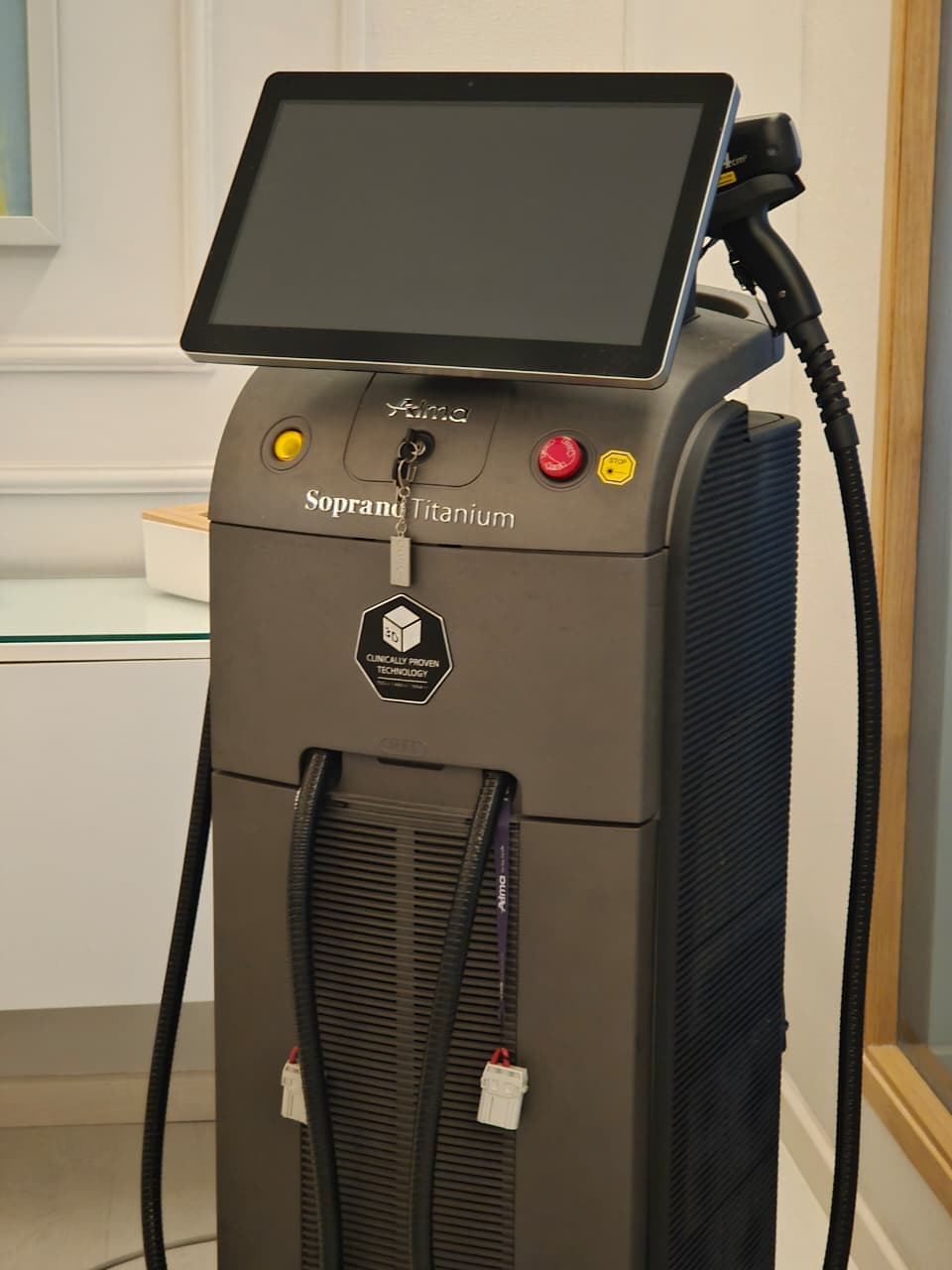 Soprano Titanium, laser d’épilation médicale du cabinet